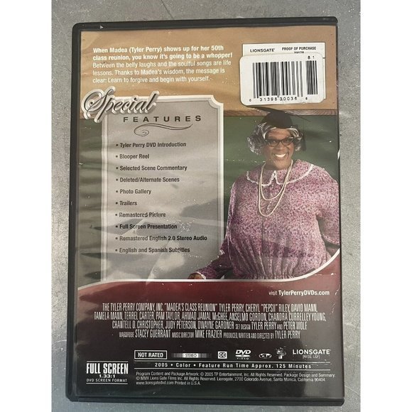 Tyler Perry's Madea's Class Reunion - The Play - DVD - Picture 2 of 4